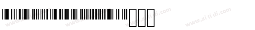 Libre Barcode 39 Reg字体转换 Libre Barcode 39 Reg字体转换
